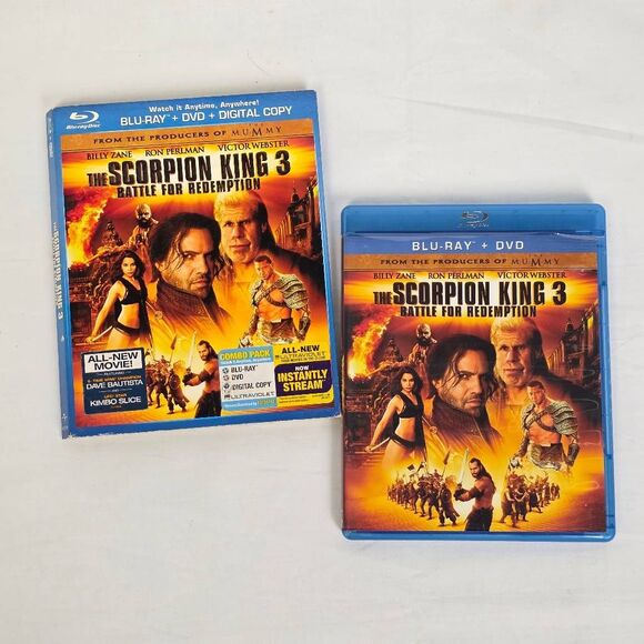 Scorpion King 3 Blu-ray, action adventure movie, Ron Perlman, Billy Zane, fantas - Picture 1 of 5